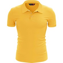 Raru %100 Pamuk Polo T-Shirt Impero Oranj