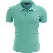 Raru %100 Pamuk Polo T-Shirt Impero Mint