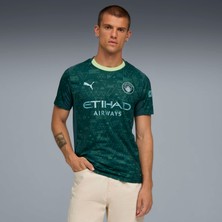 Puma Erkek Yeşil Puma Mcfc 4th Jersey Replica Yeşil Erkek Forma