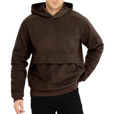 Raru Kapüşonlu Polar Dıves Kahverengi