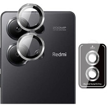 Elixem Xiaomi Note 13 Pro 5G Uyumlu Gümüş Arka Kamera Lens Koruyucu Safir Cam