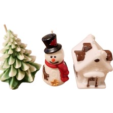 Celestia 3 Lü Yılbaşı Mum Seti