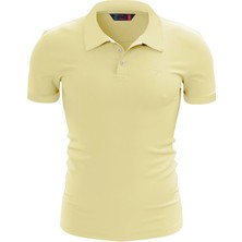 Raru %100 Pamuk Polo T-Shirt Impero Ekru