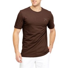 Raru %100 Pamuk T-Shirt Pateo Kahverengi