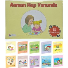 Dörtrenk 1. ve 2. Sınıf Annem Hep Yanımda Hikaye Seti 10 Kitap