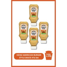 Heinz Heınz Amerıcan Burger Style Sauce 230G  4'lü Set