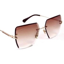 Bappir Kadın Kahverengi Kesme Güneş Gözlüğü