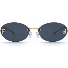 Bappir Kadın Güneş Gözlüğü Oval Taşlı Tasarım