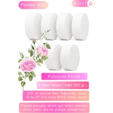 Vcalla 6 Adet Gül Esanslı Nem Alıcı Tablet 500 gr | Küf ve Rutubet Giderici | Ev ve Ofis