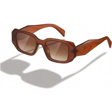 Bappir Kahve Kadın Güneş Gözlüğü UV400 Filtre Korumalı