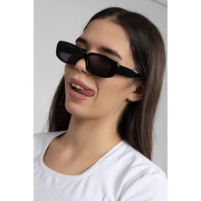 Bappir Kare Stil Iki Noktalı Retro Turuncu Kadın Güneş Gözlüğü