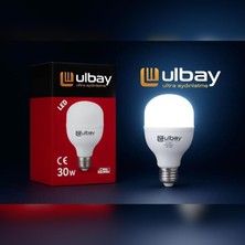 Ulbay 1.kalitetourch LED Ampul Beyaz 220V 30W 2000LM E27