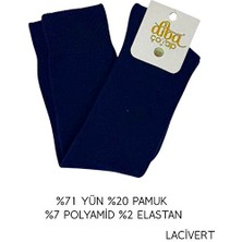 Diba 224 Diz Altı Bayan Yün Çorap 5 Adet