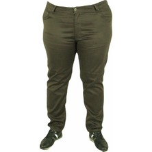 Moc Grande 5 Cep Pantolon Hakı %45 Pamuk %52 Polyester Bol Kesim Erkek Günlük Kullanım