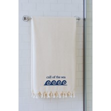 LIWOGY Call Of The Sea Nakışlı Peştemal & Havlu & Plaj Havlusu & Örtü 100X180