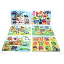 Pilelistore Ahşap Mıknatıslı Tutma Oyunu ve Yazı Tahtası