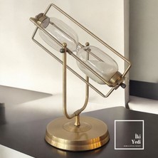 İki Yedi Konsept Spinoza Spiral Tasarım Gold Kum Saati, 30 Dakika Cam Obje, Büyük Ofis Masaüstü Dekoratif Hediye