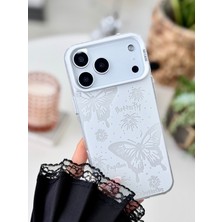 Go Aksesuar Iphone 17 Promax Uyumlu Parmak Izi Bırakmaz Baskı Desenli Metalik Electro Silikon Kılıf