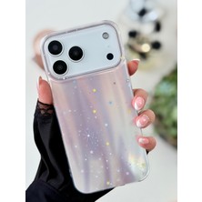 Go Aksesuar Iphone 17 Promax Uyumlu Shine Yıldız Renk Geçişli Parlak Tasarımlı Silikon Kılıf