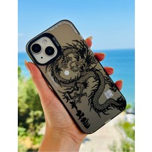 Go Aksesuar Iphone 13 - 14 ve 15 Uyumlu Parmak Izi Bırakmaz Baskı Desenli Metalik Electro Silikon Kılıf