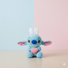 NB Market Stitch Peluş Oyuncak Tavşan Stic Kulaklı Peluş Oyuncak Mavi Renk 25CM
