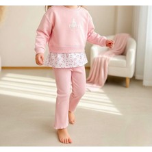 BeU Kids Kız Çocuk %100 Pamuk Unicorn Baskılı Alt Üst Takım