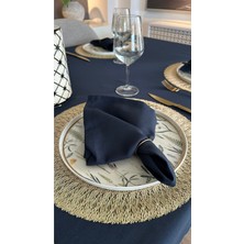 Decamor Home 6 Adet Pamuklu Leke Tutmaz Lacivert Peçete