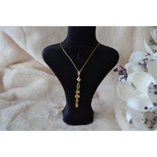 Stainless Steel Paslanmaz Çelik Tasarım Renkli Y Kolye