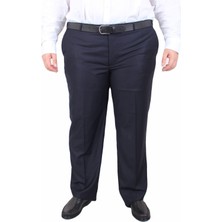Moc Grande Mocgrande Erkek Büyük Beden 6 Drop Kumaş Pantolon Parıs P071011 Lacıvert
