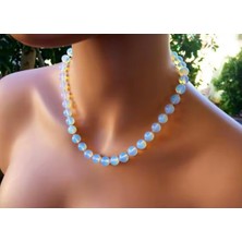 Alev OPAL  DOĞALTAŞ  KOLYE