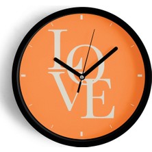 JHAAR Modern Yazılı Tasarım - You Are Not Late Duvar Saati - 25cm - Önü Camlı Siyah Kasa