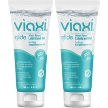 Pembe Tilki Viaxi Glide Su Bazlı Kayganlaştırıcı Jel 200 ml x 2 Uzun Süreli Kayganlık ve Kokusuz Özellik