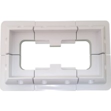 Hegel Karavan Montaj Seti Beyaz 6'lı Set (4 Köşe, 2 Yan)