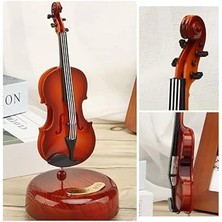 TE Dükkan Buğz Hareketli Violin Müzik Kutusu