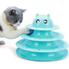 TE Dükkan Buğz 3 Katlı Kedi Oyuncağı Turntable Cat Toy