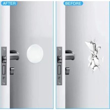 TE Dükkan Buğz Şeffaf Silikon Mobilya ve Kapı Durdurucu Darbe Pedi 6'lı Set