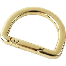 3 cm Ithal Yaylı D Halka – 20 Adet | Metal Çanta Aksesuarı ve Bağlantı Aparatı