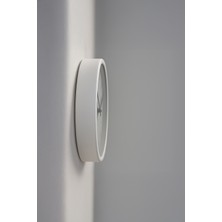 JHAAR Artist Ördek Tasarım Modern Duvar Saati - Çocuk Odası Duvar Saati - 25CM - Önü Camlı Beyaz Kasa