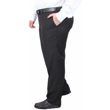 Starbattal Erkek Büyük Beden 6 Drop Kumaş Pantolon Parıs P071011 Sıyah