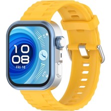 Eco Port Huawei Watch Fit 3 Klasik Kordon - Sarı