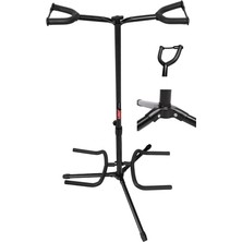 Leaf Shop Gtr-22 Çoklu 2'li (Ikili) Gitar Bağlama Standı Sehpası