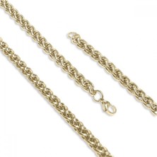 Hg.Aksesuar Erkek Sarmaşık Model Çelik Zincir Kolye