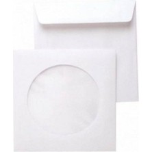 Leaf Shop Beyaz Pencereli CD Zarfı 90GR 100 Adet