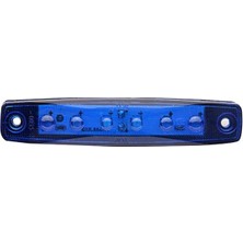 Mabelme Store Mavi Parmak LED Dorse Lamba 6 Ledli 12-24V