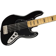 Leaf Shop Classic Vibe 70S Jazz Bass V Black - Maple 5 Telli Bas Gitar