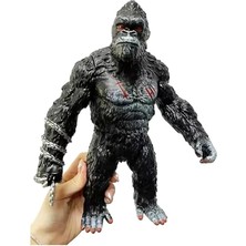Leaf Shop Store Godzilla Vs. Kong Giant King Kong Kral Goril Eklemli Aksiyon Figür Karakter Oyuncak Büyük Boy 25 Cm, Çok Renkli