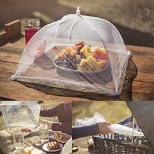 Leaf Shop Koruma Şemsiyesi Yiyecek Yemek Sinek Koruyucu Tül Aparat
