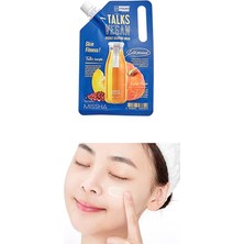 Leaf Shop Aydınlatıcı Vegan Uyku Maskesi 10G Talks Vegan Squeeze Pocket Sleeping Mask(Skin Fitness)