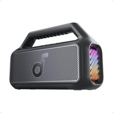 Leaf Shop By Anker Boom 2 Bluetooth Hoparlör, 24 Saat Çalışma Süresi, 80W, Rgb, 2.1 Stereo, Ipx7, Bassup 2.0, Özelleştirilebilir Eq, Siyah