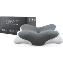 Leaf Shop Ortopedik Yastık Boyun Fıtığı ve Düzleşmesi Olanlar Için Boyun Destekli (Gri) 16 ve 13 cm Olarak Ayarlanabilir Yükseklik